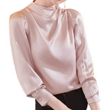 Blusa Feminina Social Manga