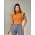 Blusa Feminina Social Manga Morcego Muscle Tee Luxo