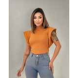 Blusa Feminina Social Manga