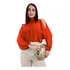 Blusa Feminina Soltinha Manga Longa Ombro Vazado Lastex Bata