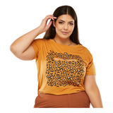 Blusa Feminina T-shirt Moda Blogueira Onçinhas Wonderful