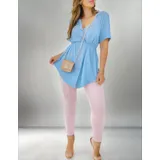 Blusa Feminina Tipo Camisa