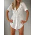 Blusa Feminina Tipo Camisa Chemise Manga Curta C Cinto