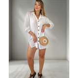 Blusa Feminina Tipo Chemise