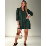 Blusa Feminina Tipo Chemise