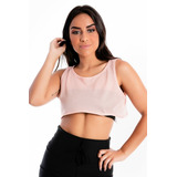 Blusa Feminina Tranparente Rose