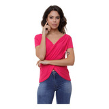 Blusa Feminina Transpassada T