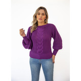 Blusa Feminina Trico Manga