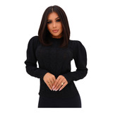 Blusa Feminina Trico Manga
