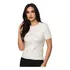 Blusa Feminina Trico Modal Manga Curta Quadriculada Verão