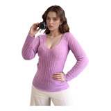 Blusa Feminina Trico Trancada