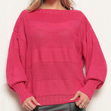 Blusa Feminina Tricot Oversize