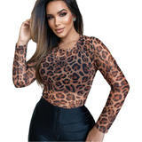 Blusa Feminina Tule Manga