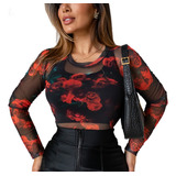 Blusa Feminina Tule Manga