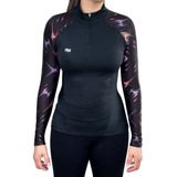Blusa Feminina Uv50 Manga