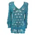 Blusa Feminina Verde Tricot Linha Acrílico Tam M