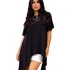 Blusa Feminina Vest Legging De Ponta Manga Curta Charmosa