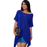 Blusa Feminina Vest Legging De Ponta Manga Curta Charmosa