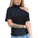 Blusa Feminina Viscolycra Choker