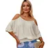 Blusa Feminina Viscolycra Ombro Vazado Com Alcinha Corrente