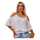 Blusa Feminina Viscolycra Ombro