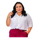 Blusa Feminina Xadrez Plus