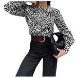 Blusa Festa Luxo Animal