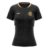 Blusa Flamengo Feminina Camisa Brook Oficial Baby Look