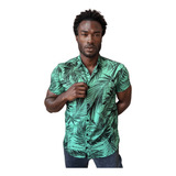 Blusa Florida Masculina Manga