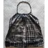 Blusa Frente Única - Seda - Preto Branco - Feminina - Tam P