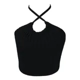 Blusa Frente Unica Cropped