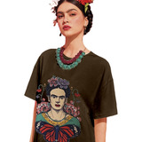 Blusa Frida Kahlo Flor