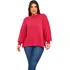 Blusa Frio Feminina Tricot Grossa Luxo Malha Inverno Tr0989