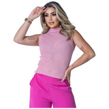 Blusa Garrafinha Sem Manga