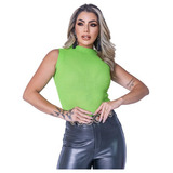 Blusa Garrafinha Sem Manga