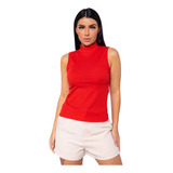 Blusa Gola Alta Canelada