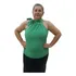 Blusa Gola Alta Com Laço Pescoço Linda Executiva Poá