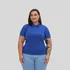 Blusa Gola Polo Babylook Tshirt Feminina Plus Size Uniforme