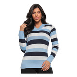 Blusa Gola V Sueter