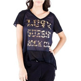 Blusa Guess Preta Manga