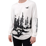 Blusa Hollister Manga Longa