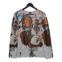 Blusa Indiana Masculina Manga Longa Estampada Hippie (01)