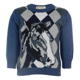 Blusa Infantil Estampa Jacquard