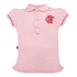 Blusa Infantil Flamengo Camiseta Criança Polo Rosa Mengo