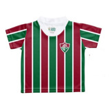 Blusa Infantil Fluminense Sublimada Listrada   Torcida Baby