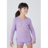 Blusa Infantil Menina Manga