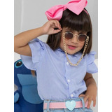 Blusa Infantil Meninas Manga