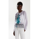 Blusa Iodice Decote Redondo