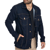 Blusa Jeans Masculina Preta