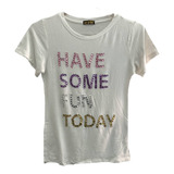 Blusa Juvenil Com Bordados
